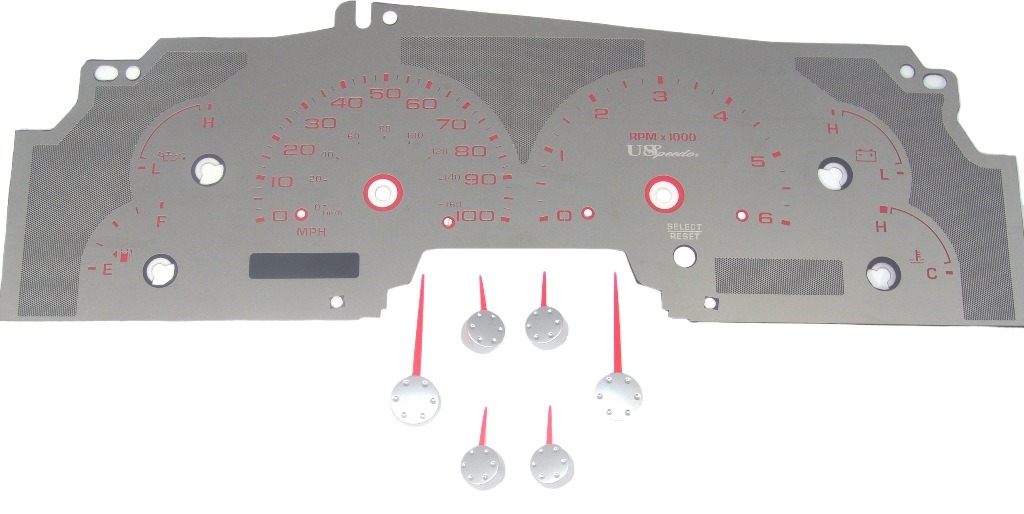 Stainless Edition Custom Gauge Face for 19992003 Ford F150