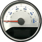 Stainless Edition Custom Speedometer Gauge Face