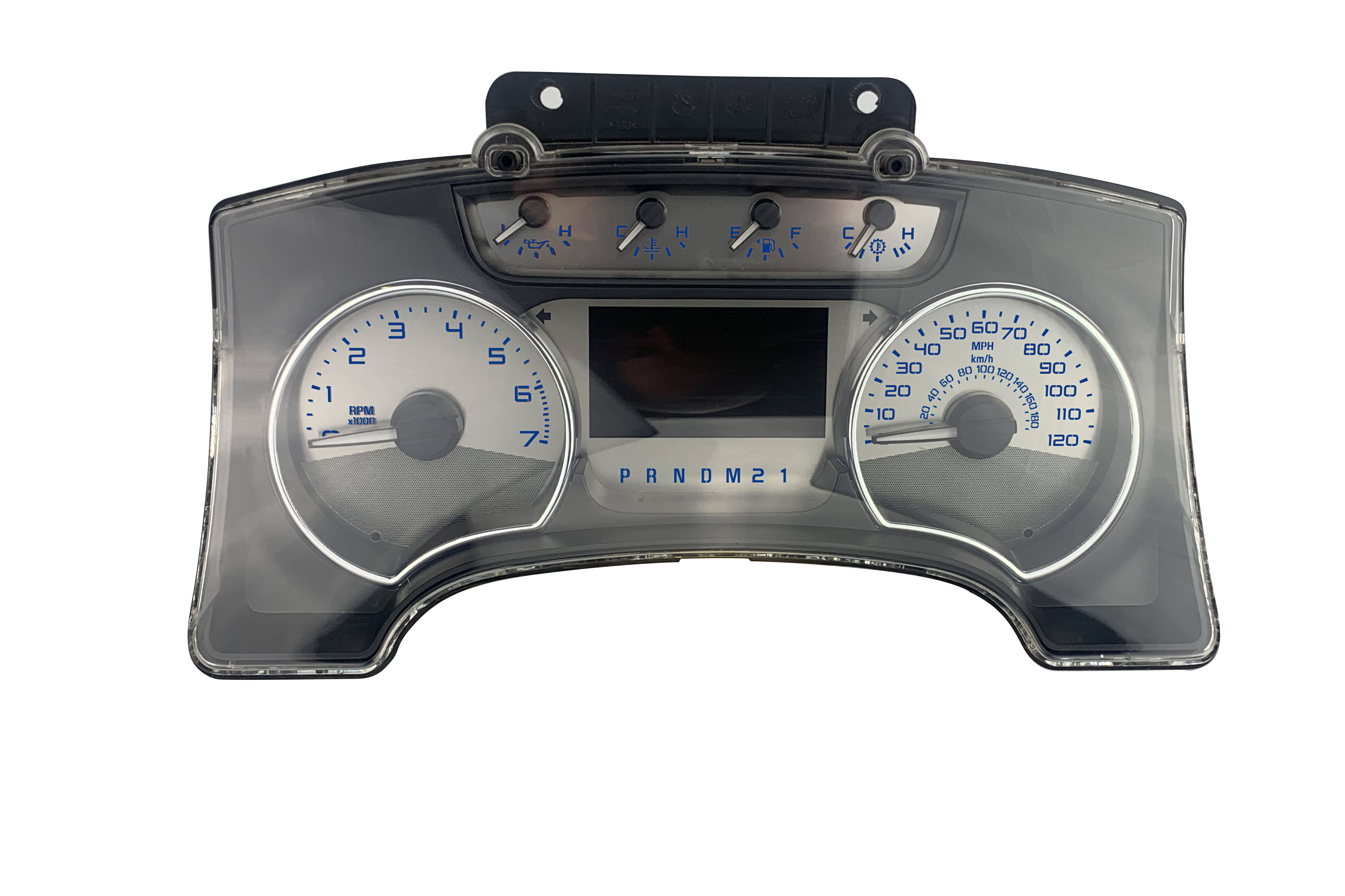Stainless Edition Custom Gauge Face for 20112014 Ford F150 XLT/FX4 Gas