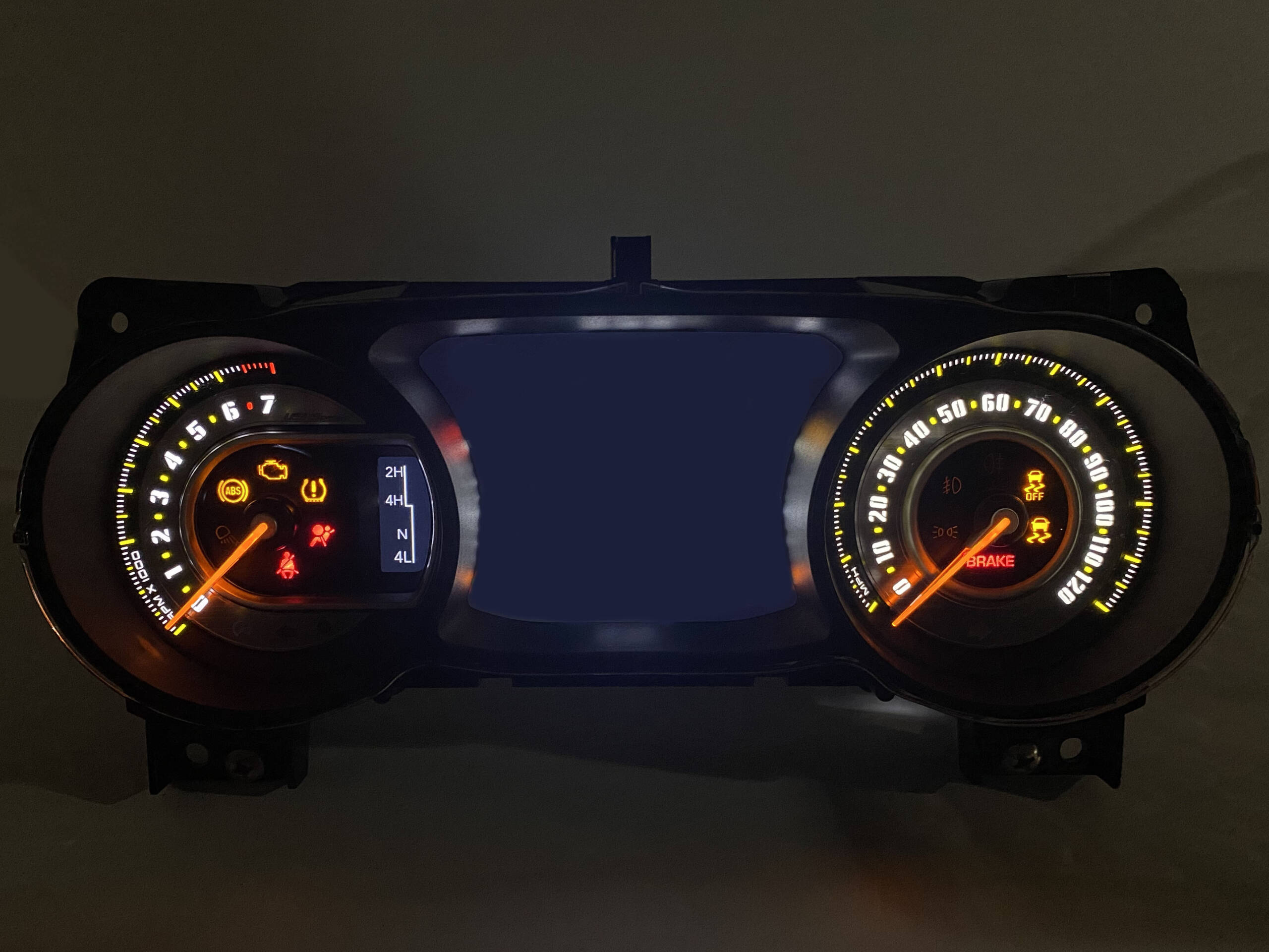 Details about   Daytona Edition Custom Gauge Face for 2018-2020 Jeep Wrangler JL and Jeep Gladia 