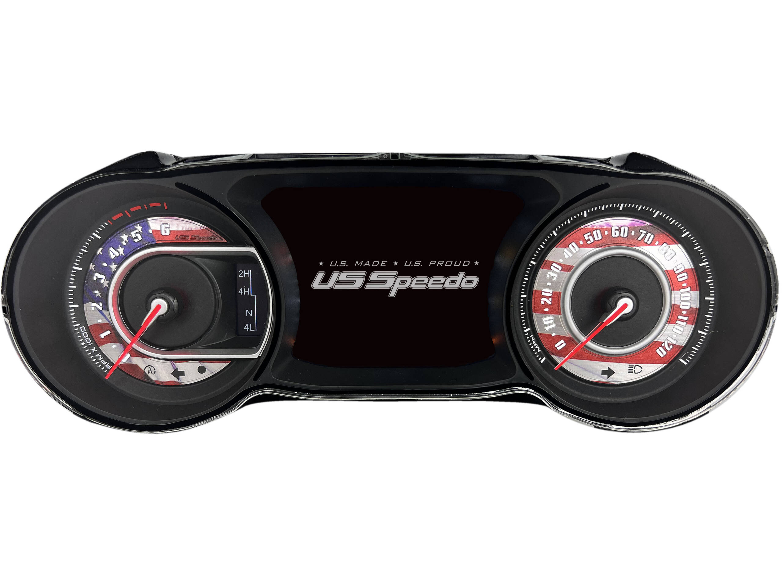 US Proud Edition Custom Gauge Face for 20182022 Jeep Wrangler JL and