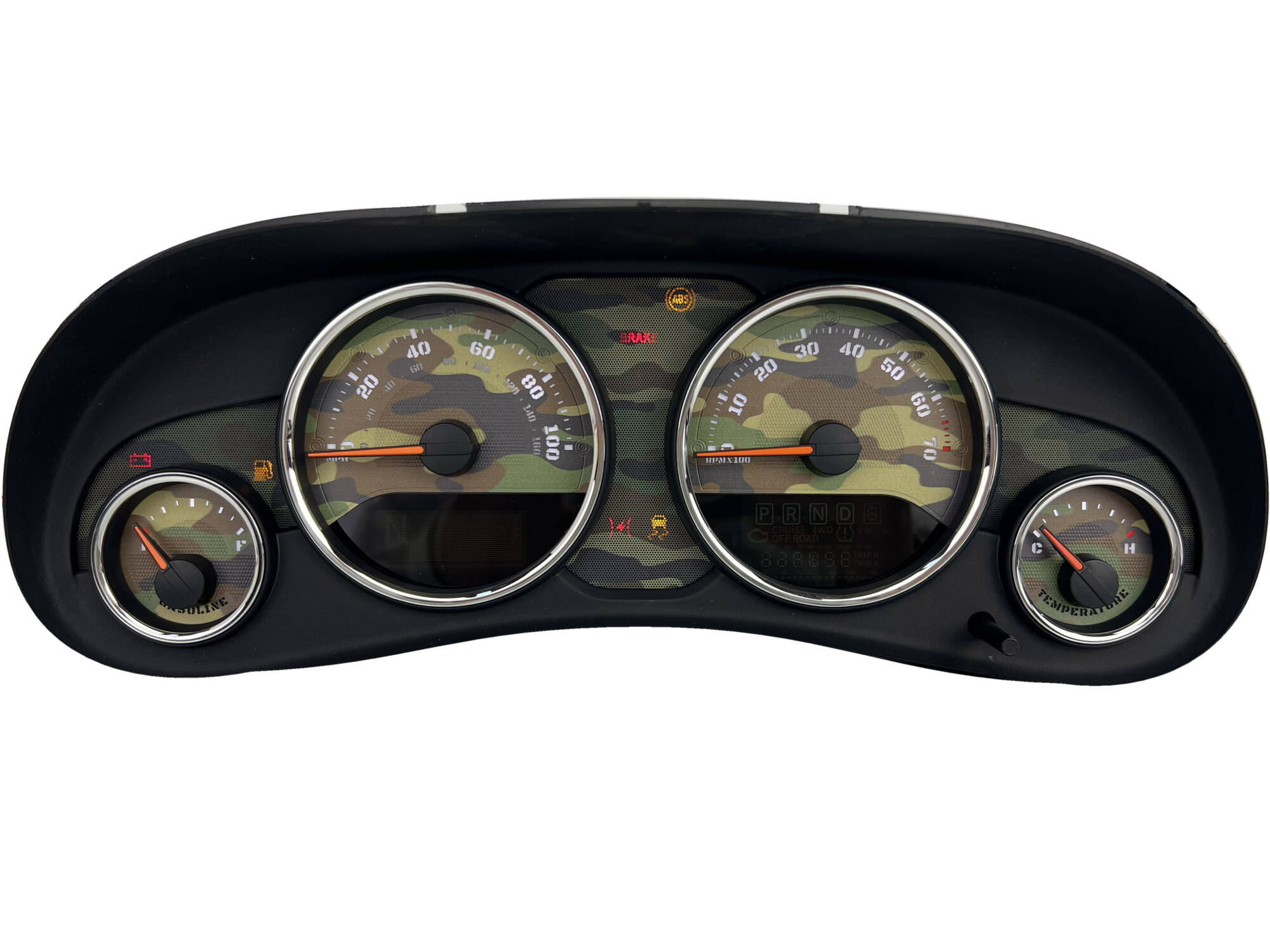 Custom Printed Stainless Gauge Face Kit US Speedo Everything