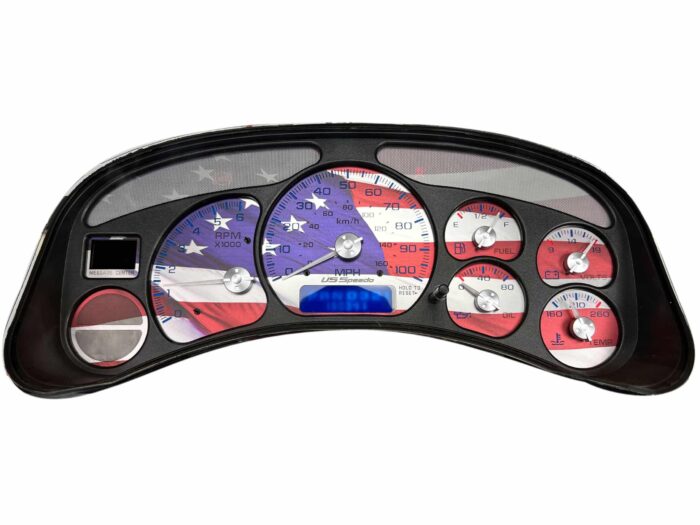 US Proud Edition Custom Gauge Face Kit