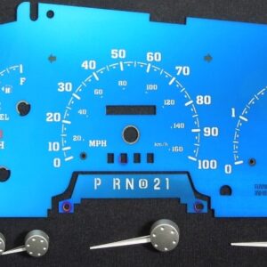 Aqua Edition Custom Gauge Face Kit