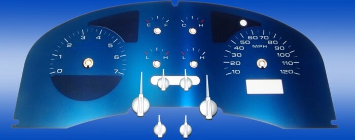 Aqua Edition Custom Gauge Face Kit