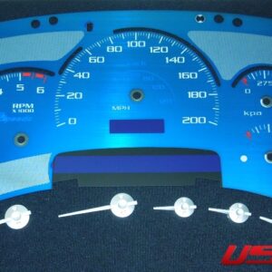 Aqua Edition Custom Gauge Face Kit