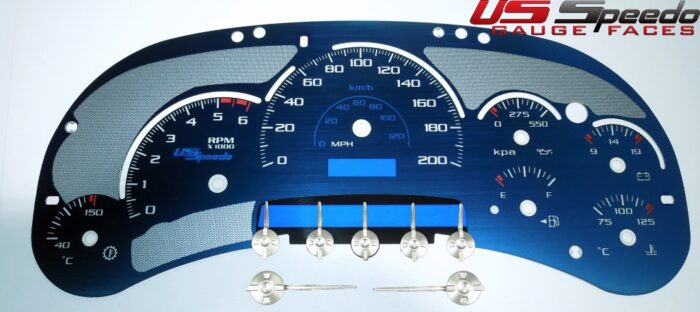 Aqua Edition Custom Gauge Face Kit