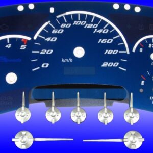 Aqua Edition Custom Gauge Face Kit