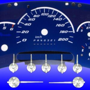 Aqua Edition Custom Gauge Face Kit