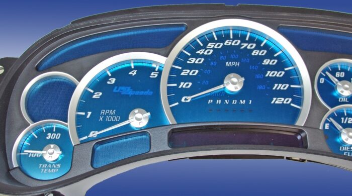 Aqua Edition Custom Gauge Face Kit