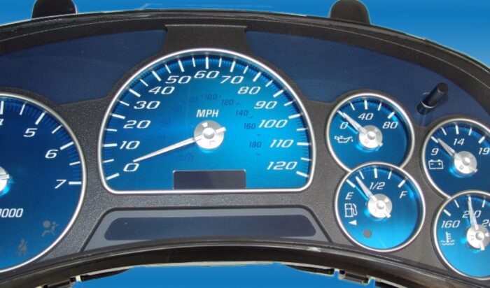 Aqua Edition Custom Gauge Face Kit