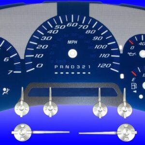 Aqua Edition Custom Gauge Face Kit