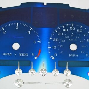 Aqua Edition Custom Gauge Face Kit