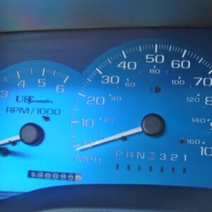Aqua Edition Custom Gauge Face Kit