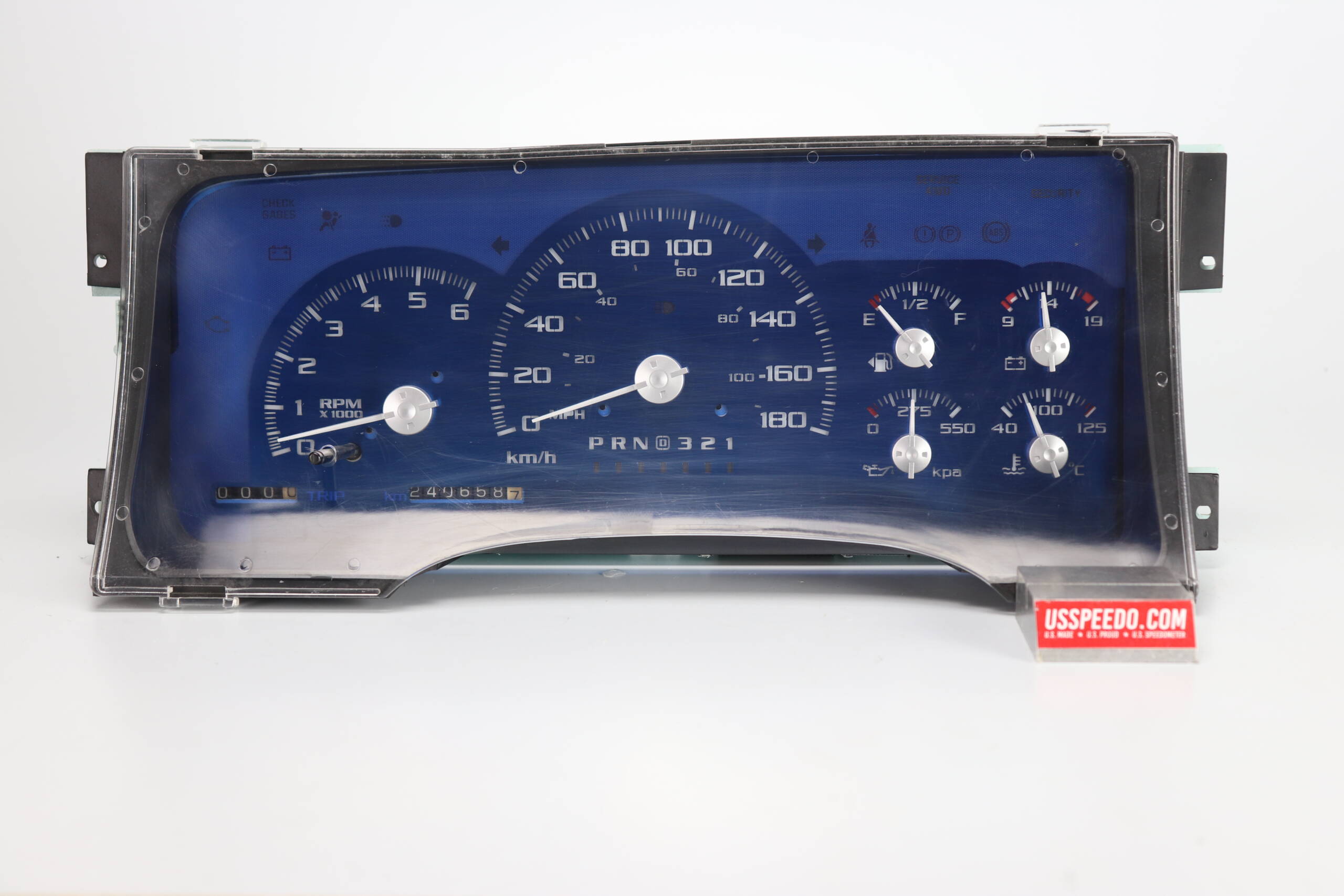 Aqua Edition Custom Gauge Face Kit - US Speedo - Custom