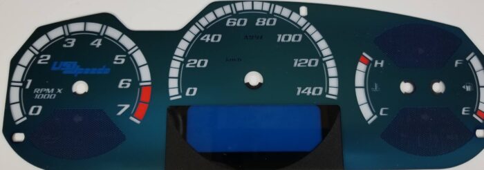 Aqua Edition Custom Gauge Face Kit