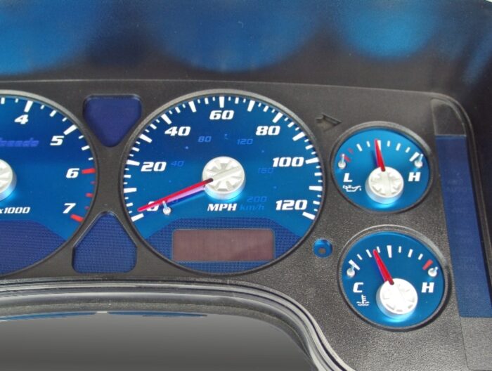 Aqua Edition Custom Gauge Face Kit