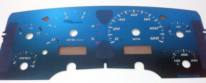 Aqua Edition Custom Gauge Face Kit