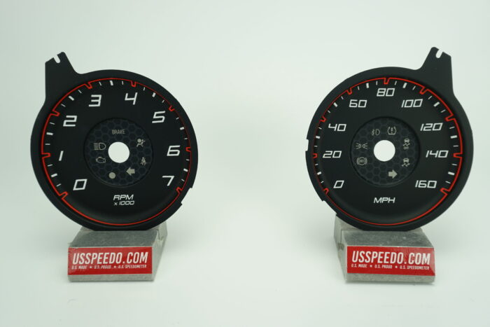 US Speedo Conversion Gauge Face