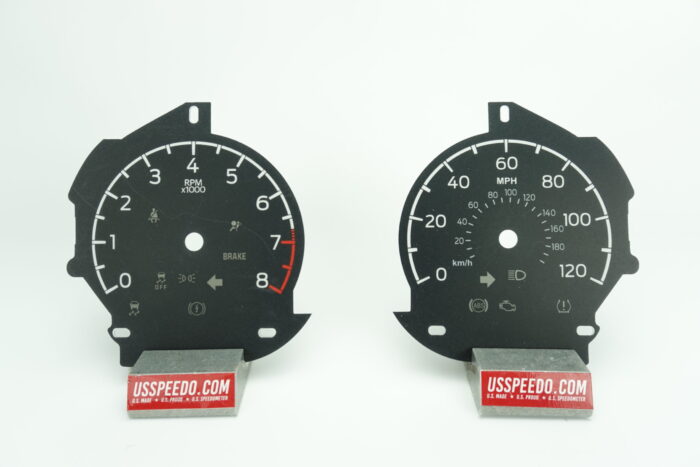 US Speedo Conversion Gauge Face