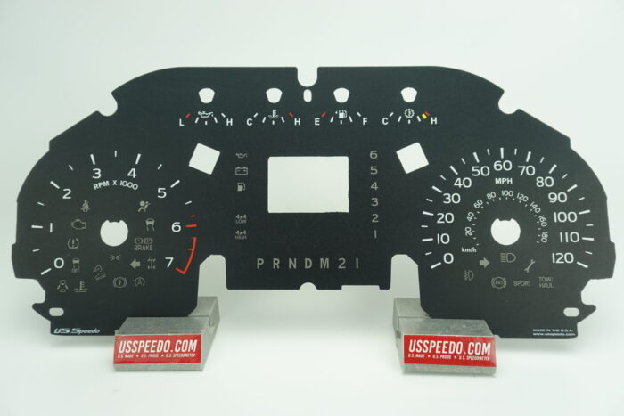 US Speedo Conversion Gauge Face
