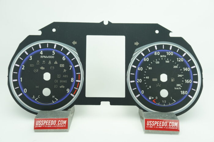 US Speedo Conversion Gauge Face