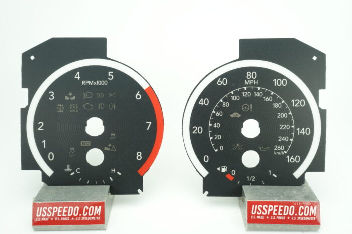 US Speedo Conversion Gauge Face