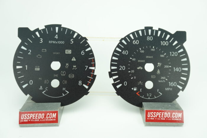 US Speedo Conversion Gauge Face