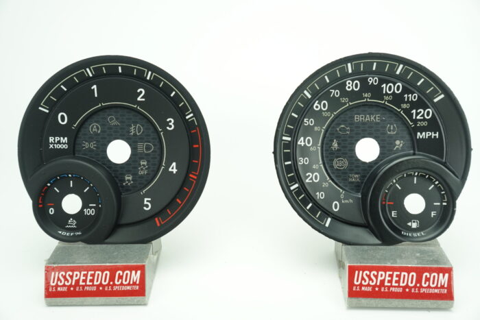 US Speedo Conversion Gauge Face