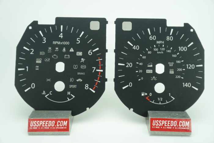US Speedo Conversion Gauge Face