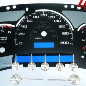 Stealth Edition Custom Gauge Face Kit