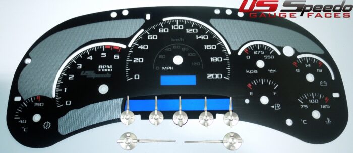 Stealth Edition Custom Gauge Face Kit