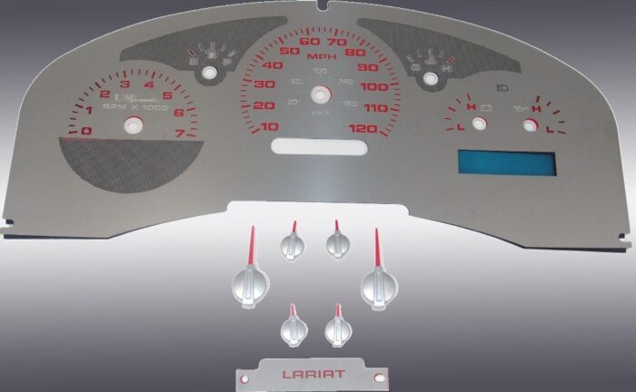 Stainless Edition Custom Gauge Face Kit