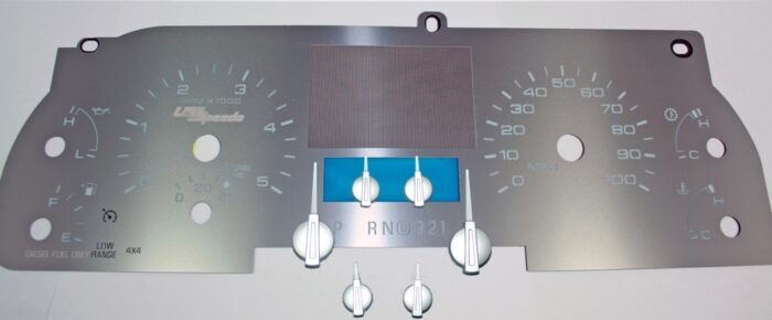 Stainless Edition Custom Gauge Face Kit