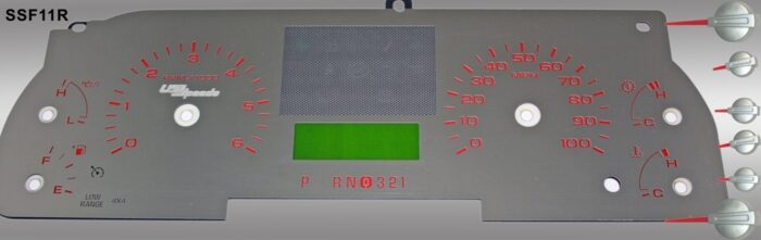 Stainless Edition Custom Gauge Face Kit