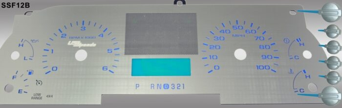 Stainless Edition Custom Gauge Face Kit