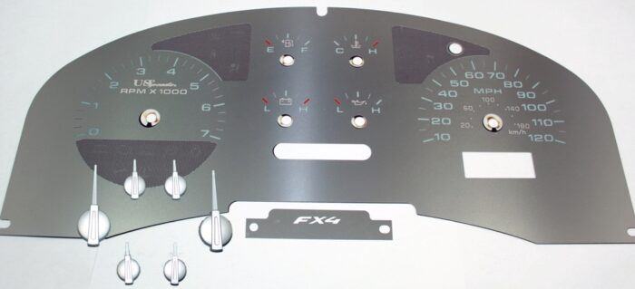 Stainless Edition Custom Gauge Face Kit