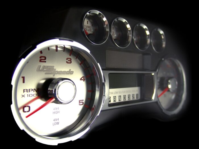Stainless Edition Custom Gauge Face Kit