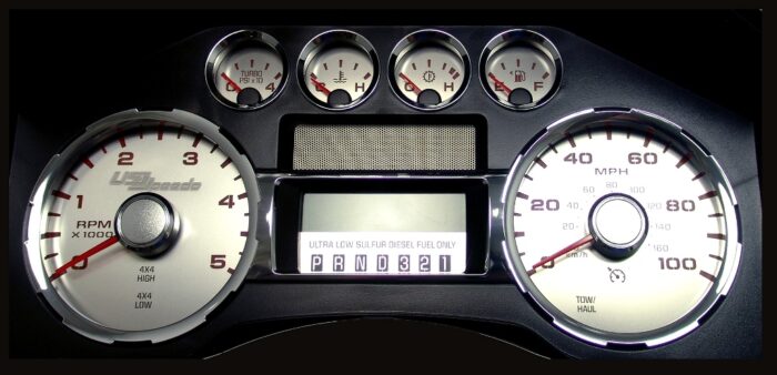 Stainless Edition Custom Gauge Face Kit
