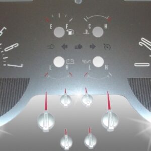 Stainless Edition Custom Gauge Face Kit