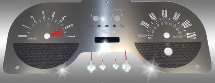 Stainless Edition Custom Gauge Face Kit