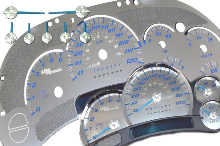 Stainless Edition Custom Gauge Face Kit