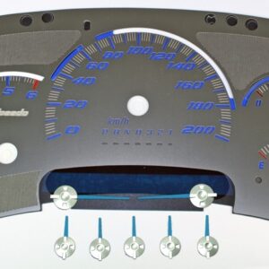 Stainless Edition Custom Gauge Face Kit