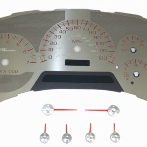 Stainless Edition Custom Gauge Face Kit