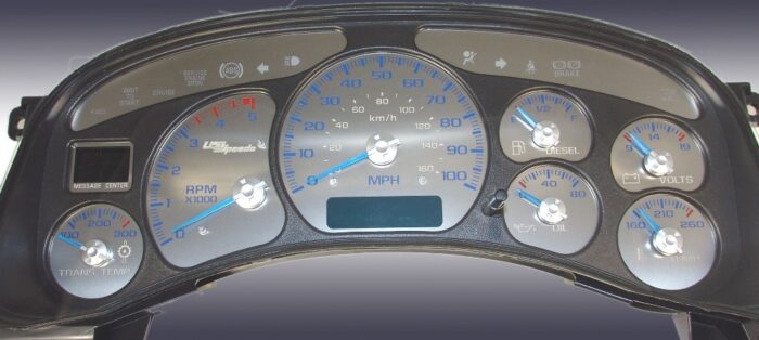 Stainless Edition Custom Gauge Face Kit