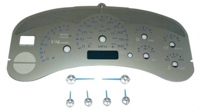 Stainless Edition Custom Gauge Face Kit