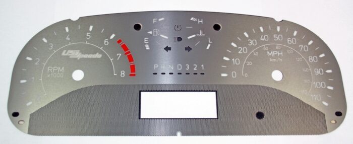Stainless Edition Custom Gauge Face Kit