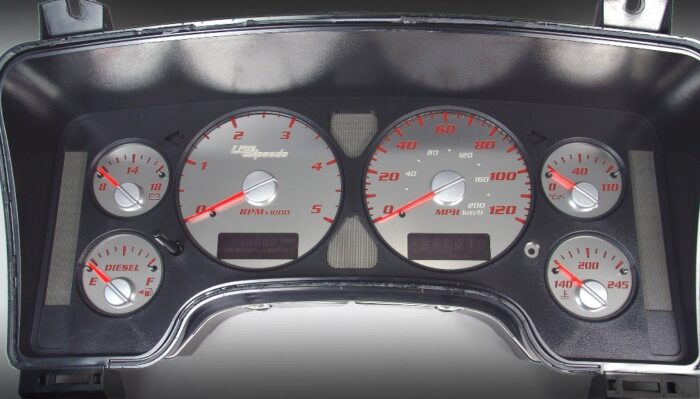 Stainless Edition Custom Gauge Face Kit
