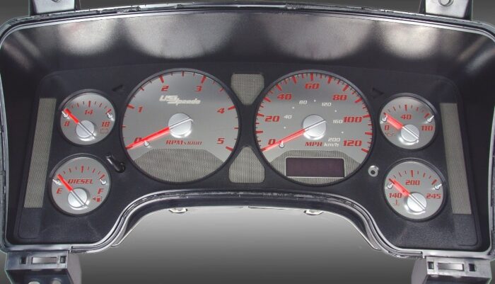 Stainless Edition Custom Gauge Face Kit