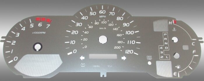 Stainless Edition Custom Gauge Face Kit
